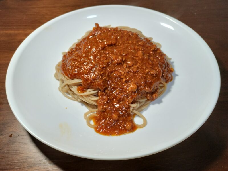 ミートソーススパゲティ