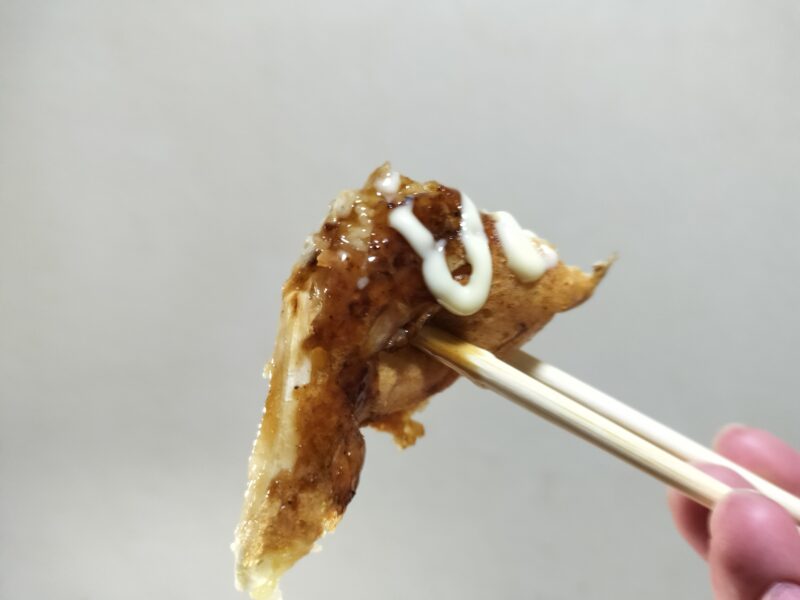 お好み焼き断面